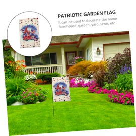 CAXUSD Independence Day Outdoor Garden Flag Decorative Patriotic Linen Banner for Lawn Farmhouse and Patio Durable and Stylish Flag for Celebrating National Holidays