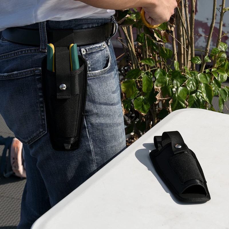 2 Pack 1680D Sheath Pouch Holder Tool Pouch for Pruning