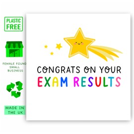 Exam Results Card, Congratulations, A Level, GCSE, Well Done Card, You Passed, Proud of you, Driving test