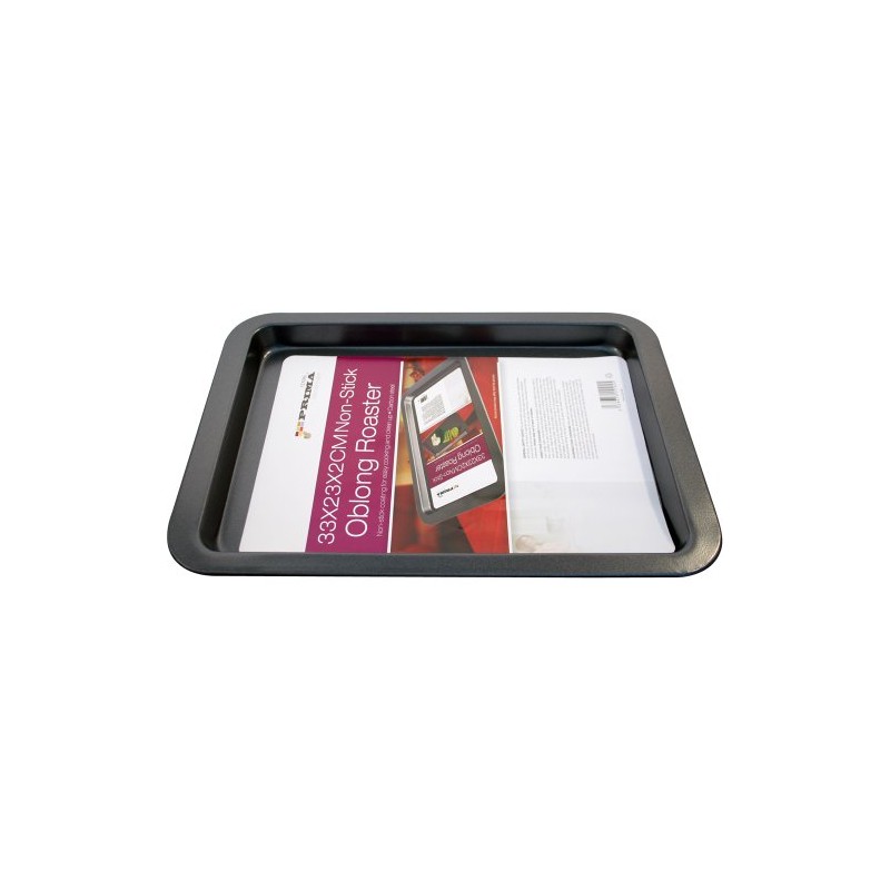 PRIMA 33 x 23 x 2 cm Non-Stick Oblong Roaster
