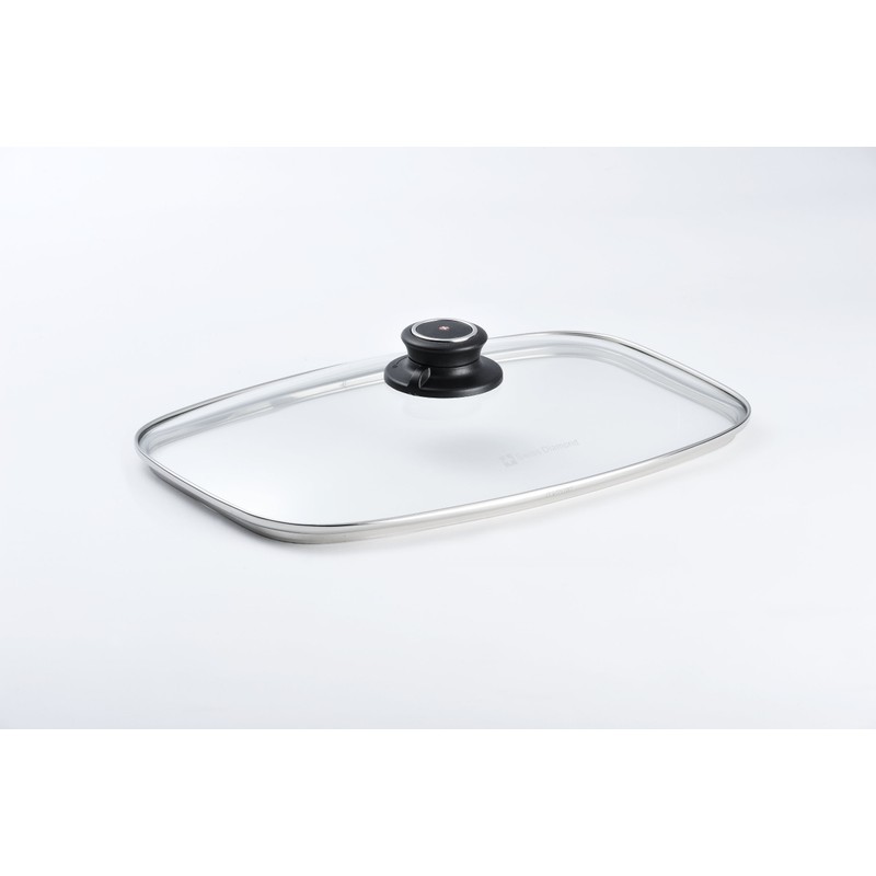 Swiss Diamond Tempered Glass Lid for Roaster