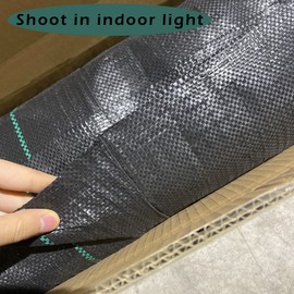 HOSTIC Garden Weed Barrier Fabric Multi Size Heavy Duty Landscape Weed Blocking Plastic Roll Cloth Water Permeable 4FTx250FT