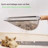 MITUMOMO Cat Litter Scoop, 5MM Pore Size Metal Cat Shovel,