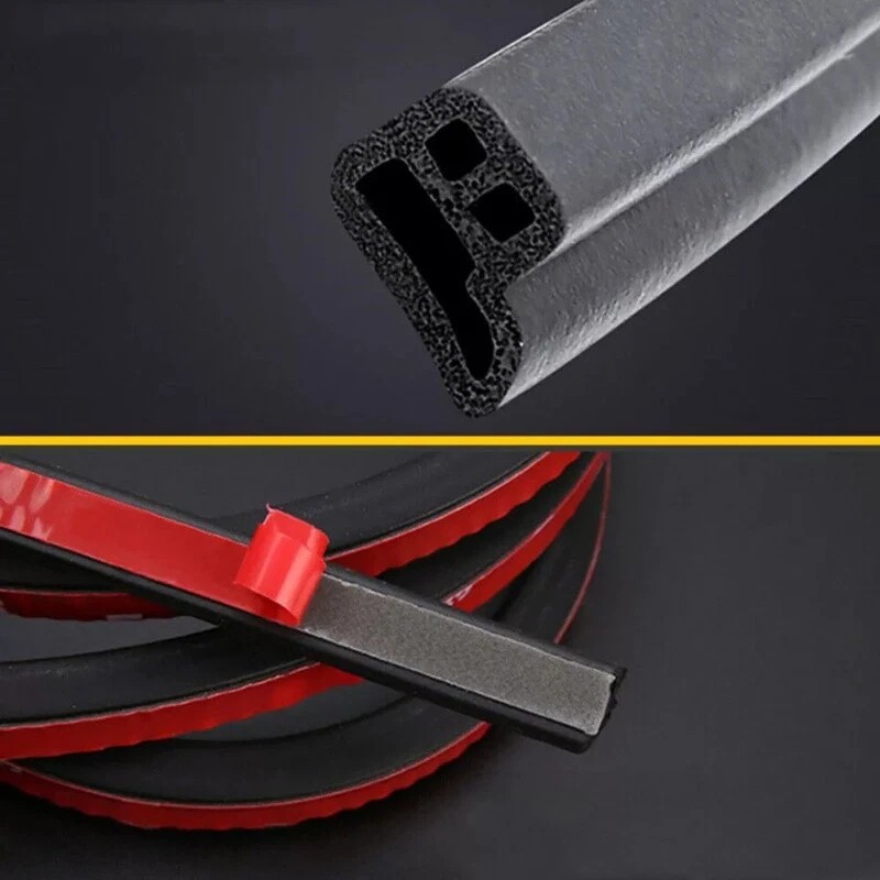 Unbranded 32.8ft Universal Car Weather Stripping Self-Adhesive Auto Door Rubber