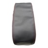 NLQR Center Console Lid Armrest Cover Replacement Black Leather Compatible