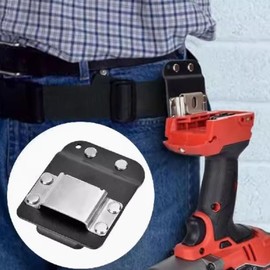 ANBOO Drill Holder for Tool Belt Up to 2" Belt, Quick Response Drill Belt Catcher Clip, Tool Belt Clip Compatible with Impact Driver, Nailer and Any Tools with Hangers