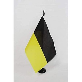 AZ FLAG - Table Flag Kashubian of Poland - 21 x 14 cm - Cassubian Table Flag 14 x 21 cm - Flags