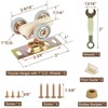 Pocket Door Rollers Replacement with 1" O.D. Wheels, Compatible with