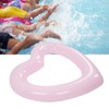 Heart Shaped Swimming Circle 120cm Thick Tear Resistant PVC Material
