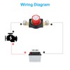 Linkstyle Side Post Battery Disconnect Switch 12-48V 275A Heavy Duty