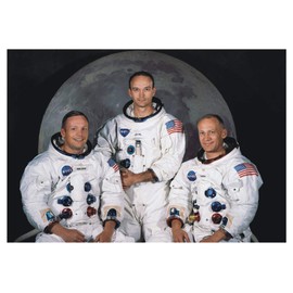 Apollo 11, Neil Armstrong, Michael Collins, Buzz Aldrin, Astronauts, Space, Man on the Moon, Travel, Souvenir, Refrigerator, Locker Gift Magnet 2 x 3 Fridge Magnet
