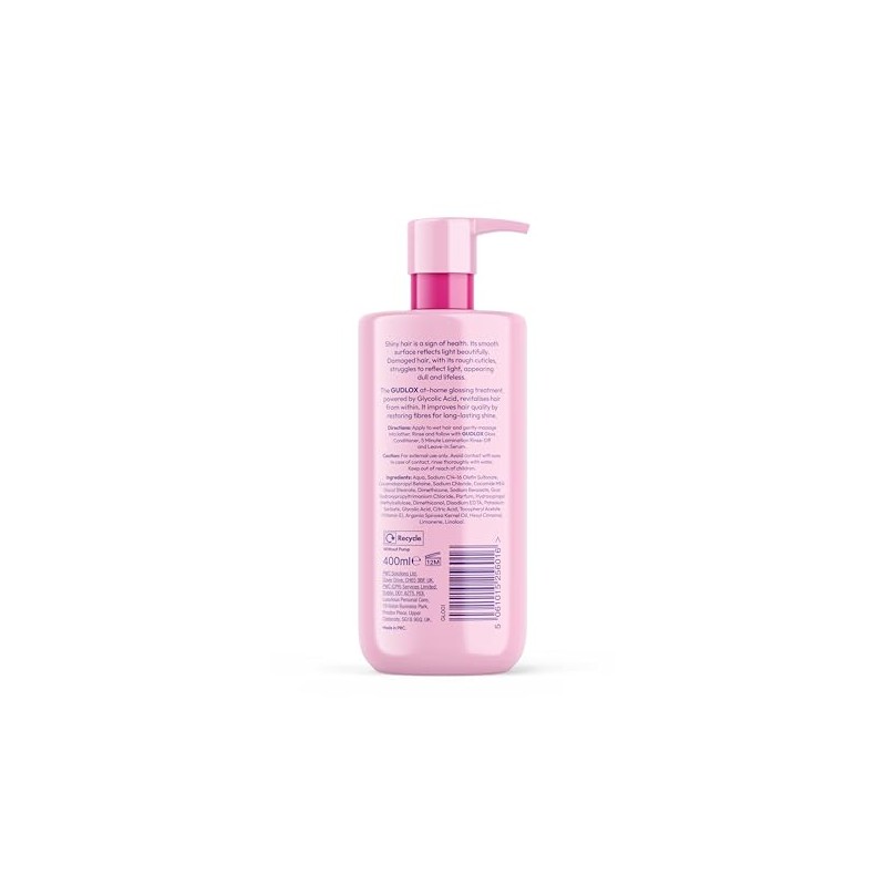 Gloss Shampoo and Conditioner Set, Glycolic Acid, Sulphate-Free, Creates Perfect