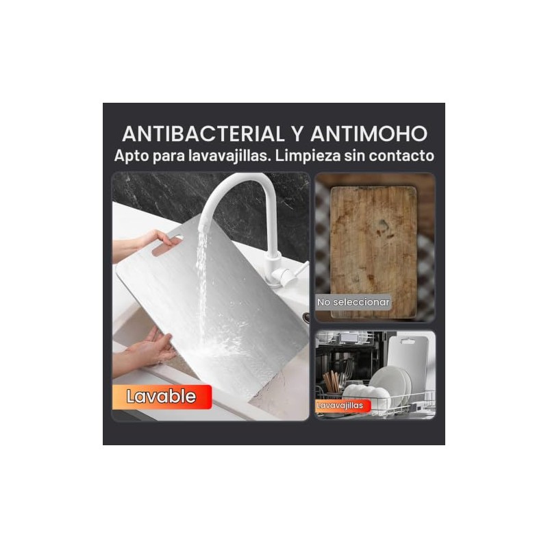 GNEL Tablas de Cortar de Titanio para Cocina, Titanium Cutting
