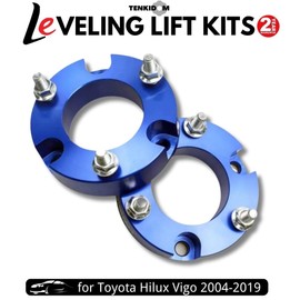 TENKIDOM Leveling Kits Suspension compatible with Toyota Hilux Vigo 2004-2019 Front 25MM 2PCS