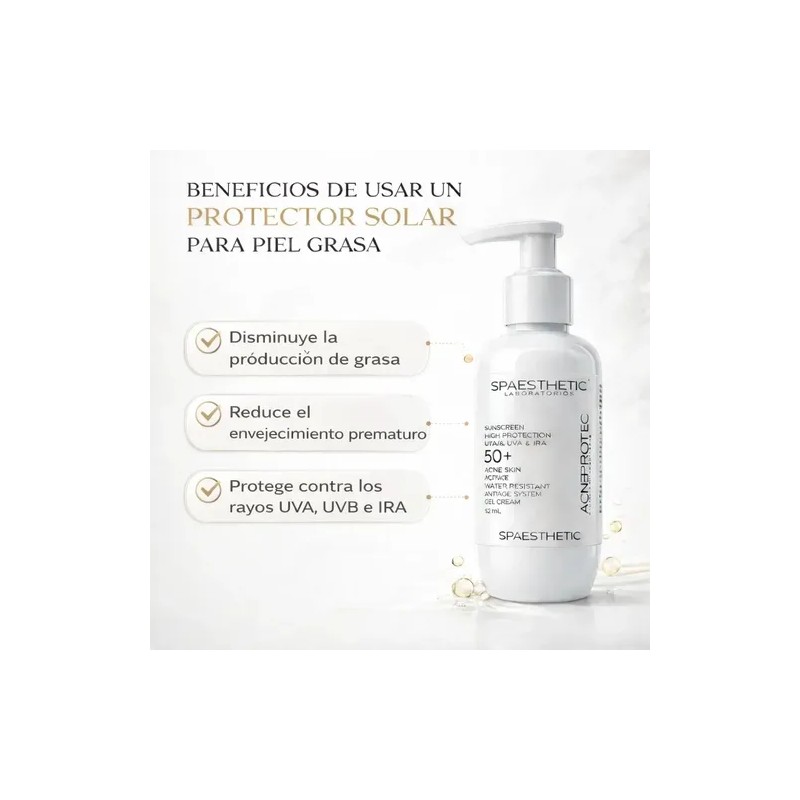 Acneprotec Pantalla Solar Fps 50 Anti Acne Piel Grasa