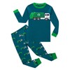 Family Feeling Garbage Truck Little Boys Long Sleeve Pajamas 100%