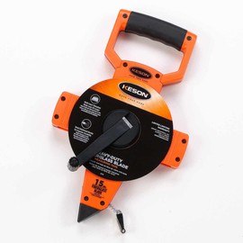 Keson OTR50M Open Reel Fiberglass Tape Measure Reel (Graduations: 2mm), 50-Meter