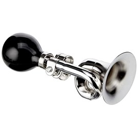 KIKKERLAND Bike Horn - Silver, Medium