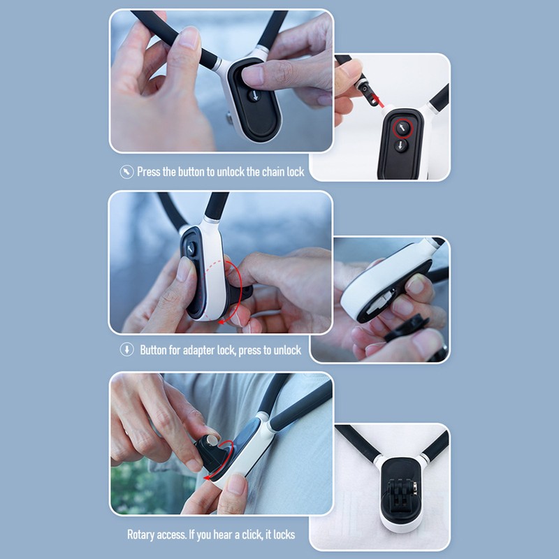 Magnetic POV Neck Holder Mount Necklace Mount Chest Holder with