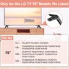 Maozhren Metal Legs for LG TV Stand, for LG 70"