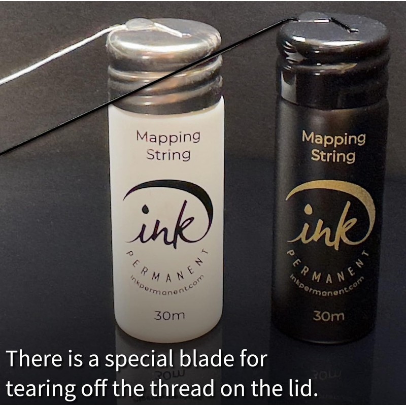 Ink Permanent White Brow Mapping String – 100 Ft (30