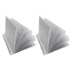 Pack of 2 Wallet Inserts Clear Plastic Vinyl Picture and