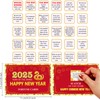 Ellzk 30 Count Chinese New Year 2025 Scratch Off Fortune