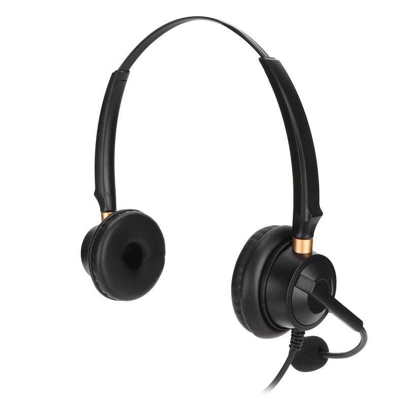 H600D‑2.5 Telephone Headset Call Center Noise Cancelling Corded Binaural Customer