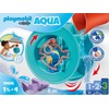 Playmobil 70636 1.2.3 Rueda de Agua con bebé tiburón