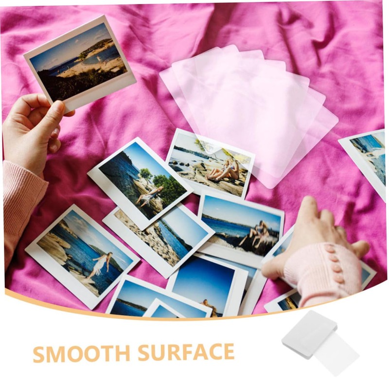 DOITOOL 100 Sheets Transparent Laminating Film Pouches for Photos PVC