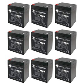 VICI Battery 12V 5Ah Roketa ES-46 E-Scooter Battery - 9 Pack Brand Product