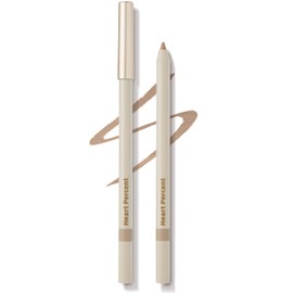 Heart Percent Dote On Mood Gel Eyeliner Pencil, Long-Lasting Waterproof Smudge Proof Smooth Retractable Eye Liner Pencil with Built-In Sharpener (04. Gray Beige)