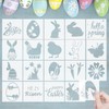 CIEMODA 4 * 4 Inch Easter Stencils Set,Easter Stencils for