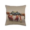 Ocean Crab Throw Pillow