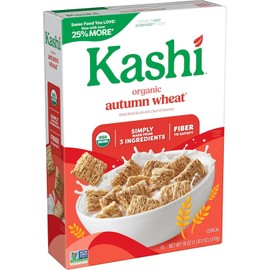 Organic Autumn Wheat Breakfast Cereal ByKashi, Whole Grain, 18 oz Box, 2-Pack