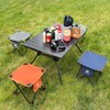 Opliy Camping Stool 2 Pack,13.5 Inch Portable Folding Stool for