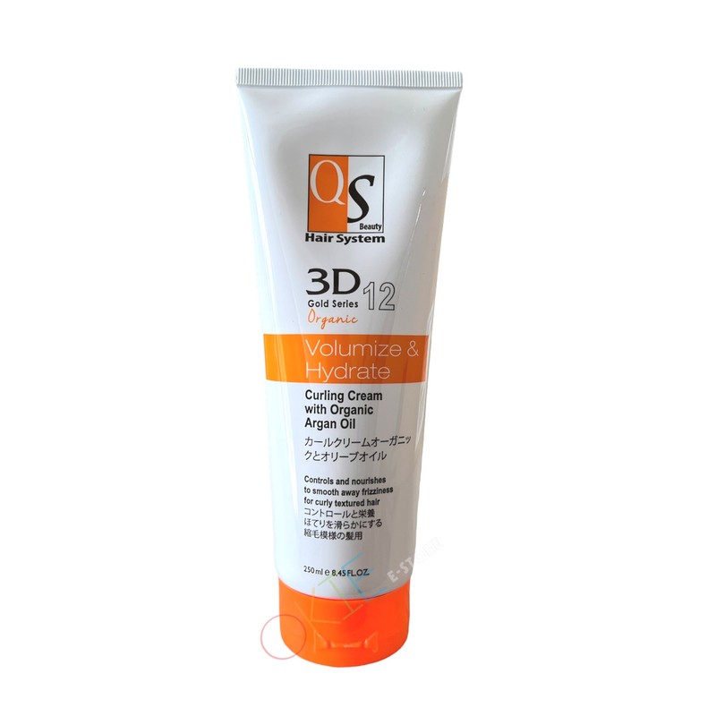 QS 3D Gold Series 12 Volumize & Hydrate Curling Cream