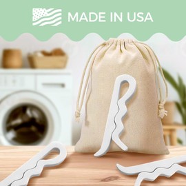 Laundry Buddy® for Bed Sheets and More - Bed Sheet Detangler - No More Tangles, Wads, or Wet Sheets - Your New Laundry Helper! - Made in America - BPA Free - Bleach Safe - Heat Safe