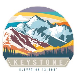 Keystone Colorado Souvenir Vinyl Decal Sticker C 4-Inch