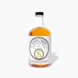 Explorer Vanilla Coffee Syrup Flavor, All Natural Gluten Free Flavoring for Drinks, Lattes, Cocktails & Shakes, 12.7 fl oz