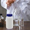 CHILDWEET 1set Chemical Reagent Bottles Thick Sample Storage Container Cap