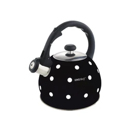 Kinghoff 2 Litre Retro Whistling Kettle Teapot Whistling Kettle Kettle Black