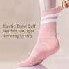 Moon Wood 3 Pairs Pilates Socks with Grips for Women