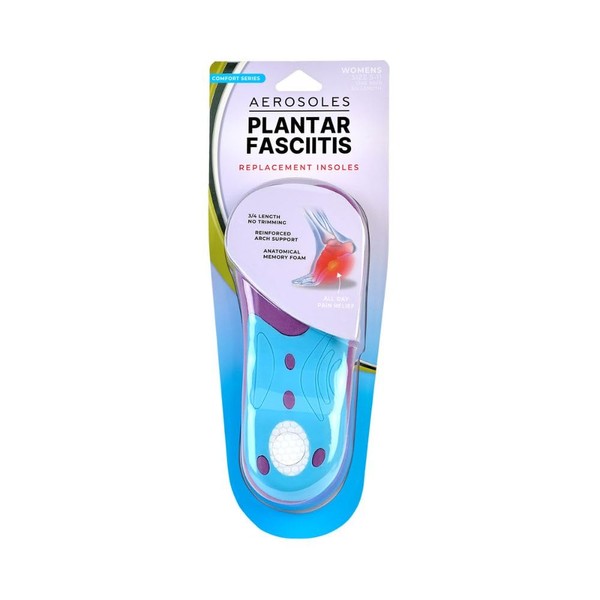 Aerosoles Plantar Fasciitis Replacement Insoles - Pain Relief & Arch