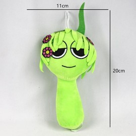 Splanky Plush 25CM Sprunki Plush Doll Horror Game Plush Soft Stuffed Animal Pillow Figure Doll Adult Children Christmas Birthday Gift (Green)