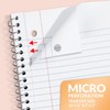 SUNEE Spiral Notebooks, 1-Subject, 5 Pack, College Ruled Paper, 8"
