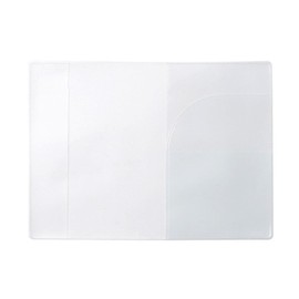 Zerodis Transparent Matte Waterproof Passport Holder Durable Card Holder Compact Lightweight Travel Protection for ID Cards and Credit Cards, Default