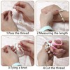 DIY Pearl Bracelet Making Kit-720pcs Real Shell Pearls & Starter