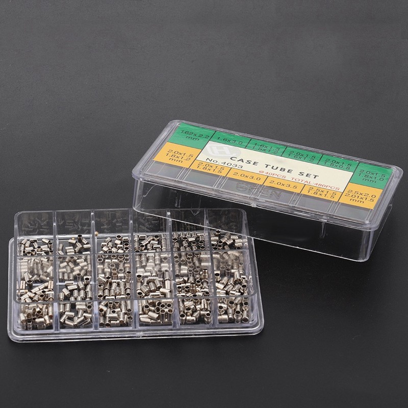 12 Sizes of Watch Case Tube Metal Repairing Tool for