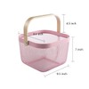 Ymeibe Mesh Steel Storage Organizer Basket Fruit Basket Bin with